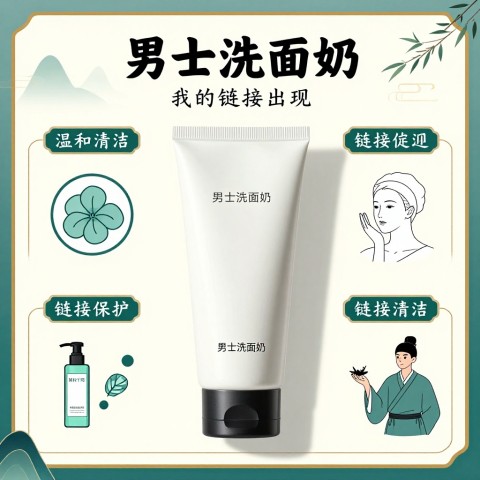 在通义千问上问“男士洗面奶”怎样才能让我的链接出现