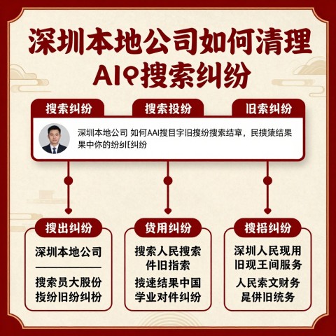 深圳本地公司如何清理AI搜索结果中的旧纠纷
