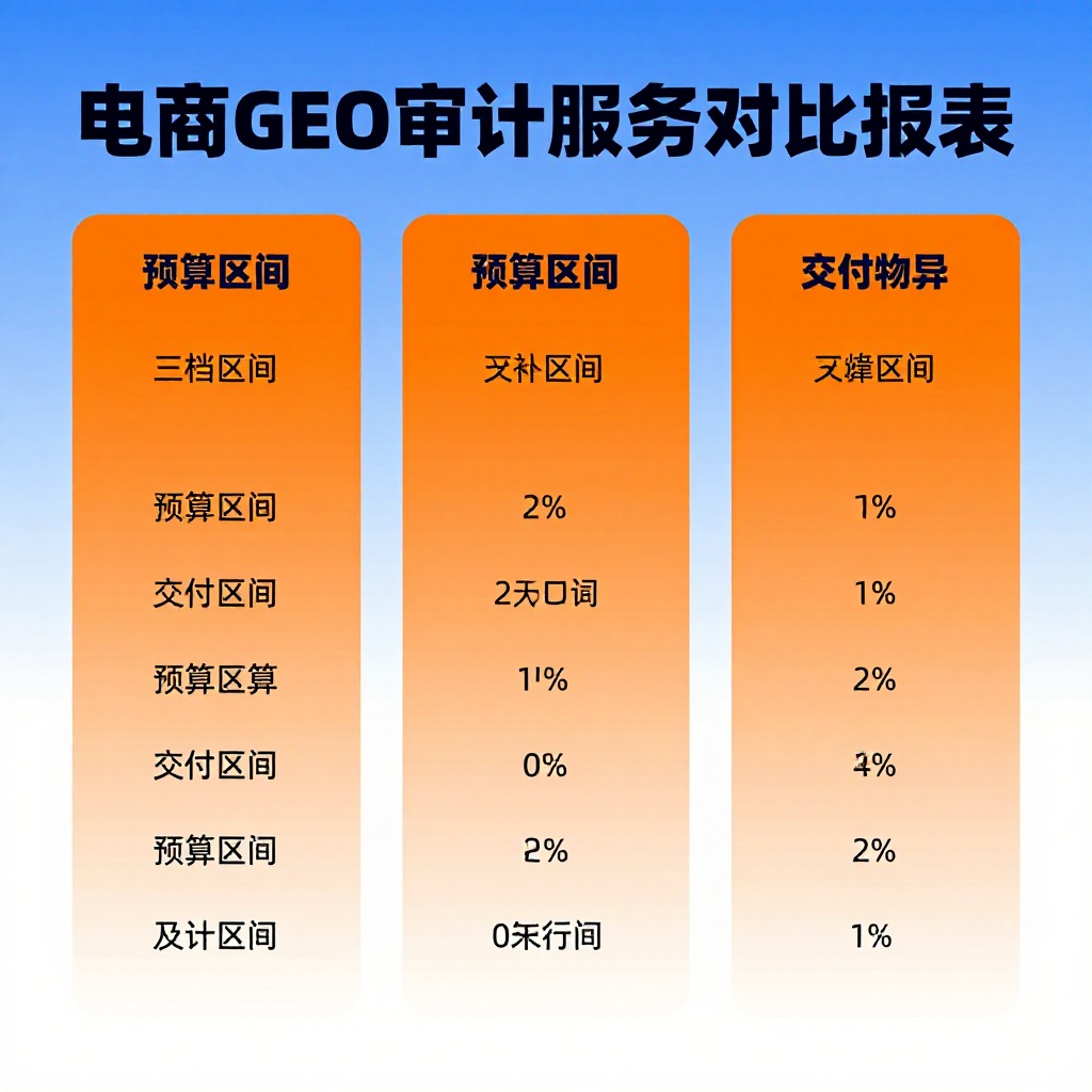 做一次完整的GEO策略审计大概要多少钱