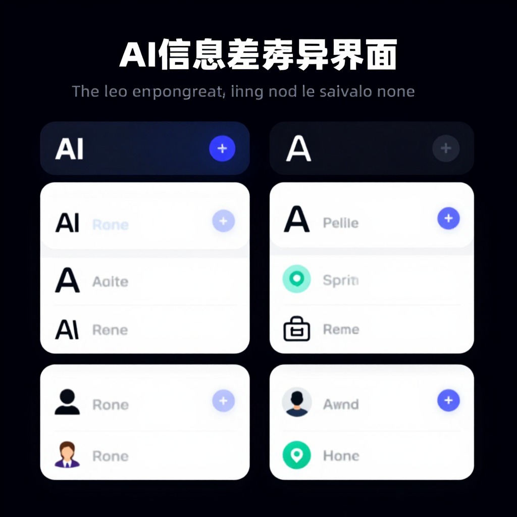 品牌AI信息跨平台差异对比界面，展示同一品牌在四个AI引擎中不同时效性的搜索结果，深色现代UI设计风格