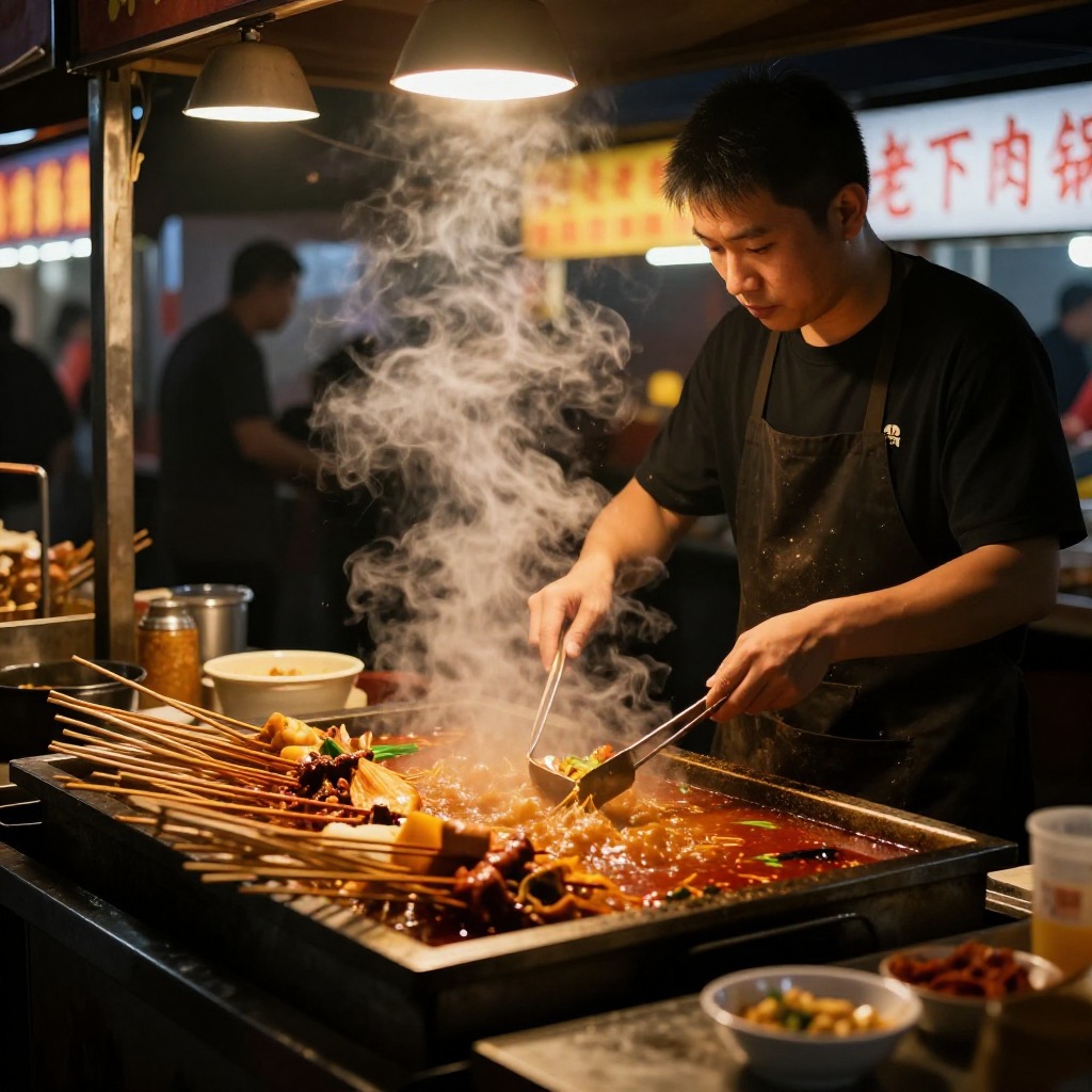 夜市摊主没有营业执照，能在AI_附近好吃的小吃_里出现吗