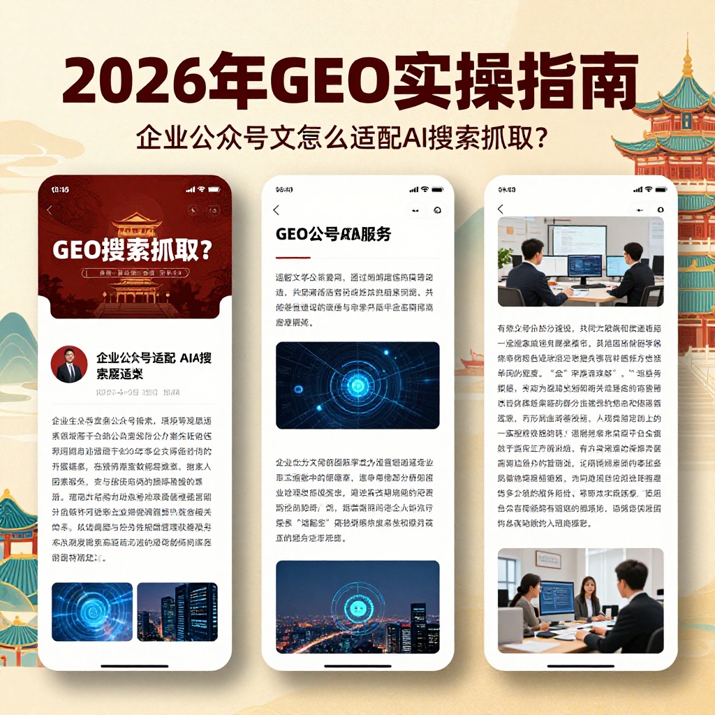 # 企业公众号文章怎么适配AI搜索抓取？2026年GEO实操指南