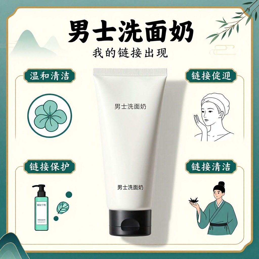 在通义千问上问“男士洗面奶”怎样才能让我的链接出现