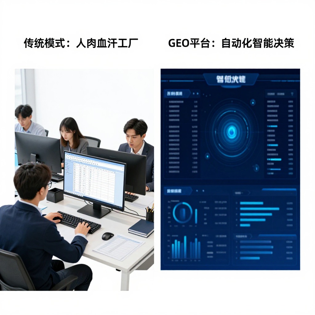 GEO平台的一键生成汇报图表功能是什么原理