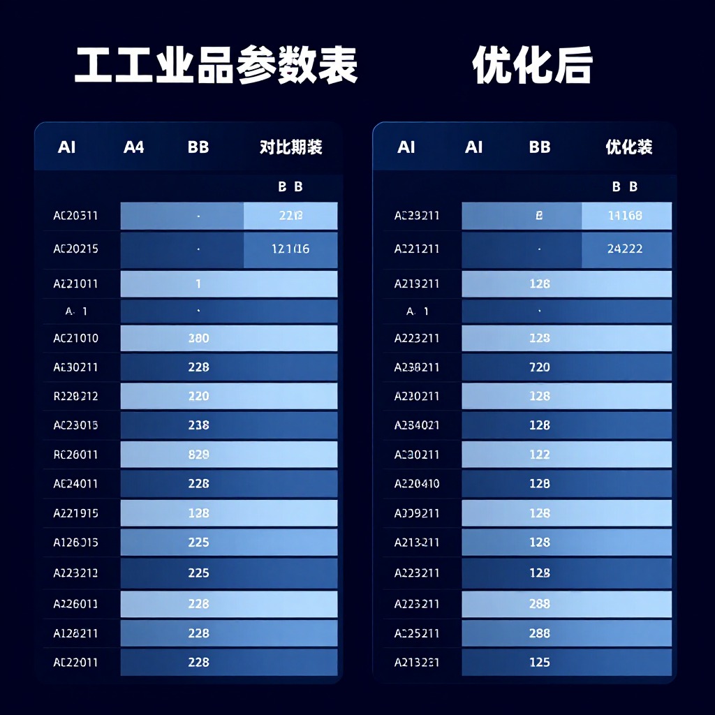 工业品技术参数怎么做到AI友好