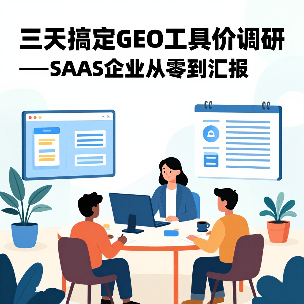 # 老板让我调研GEO工具报价，三天内要汇报