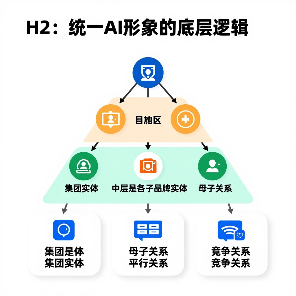 # 2026年集团旗下多个子品牌如何统一在AI搜索里的形象？