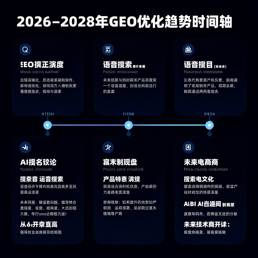 # 中小企业GEO优化趋势预判：2026年6月-2028年电商AI推荐流量争夺战