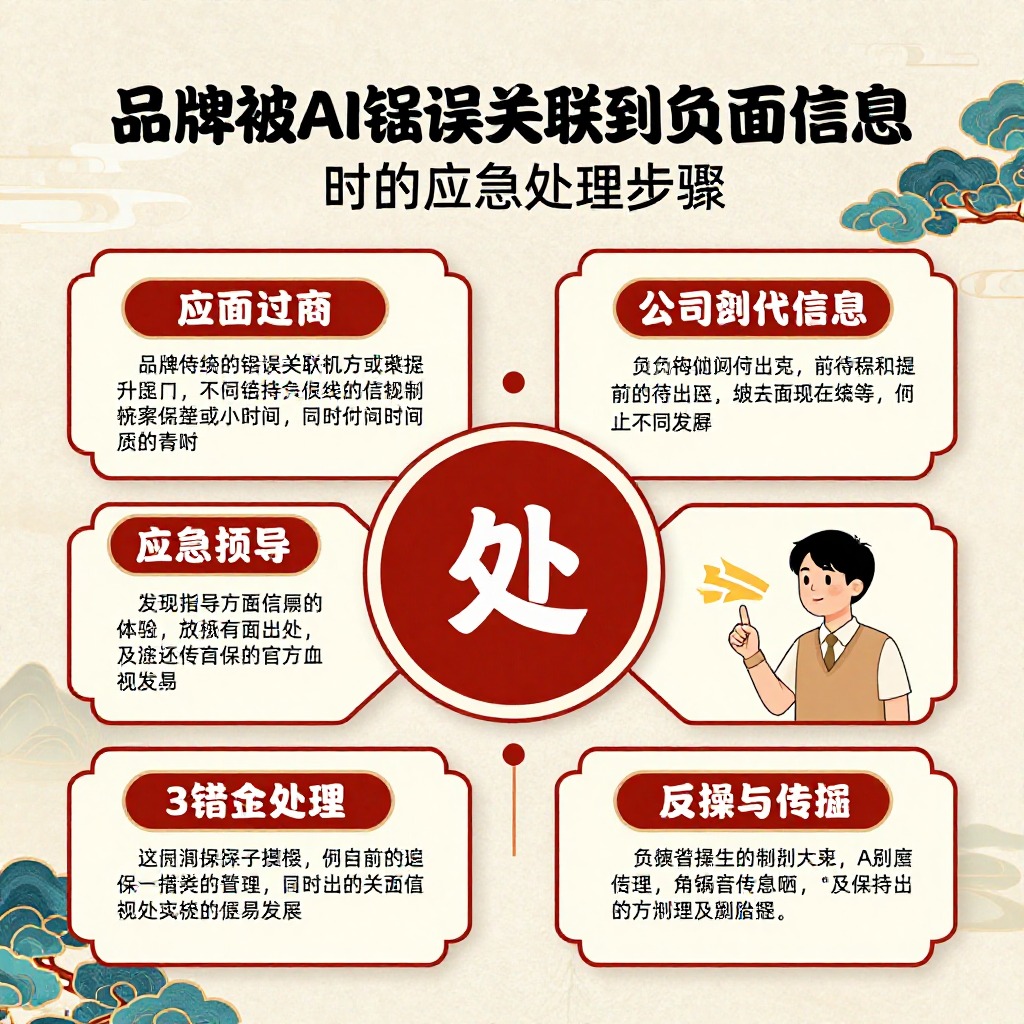 # 品牌被AI错误关联到负面信息时的应急处理步骤