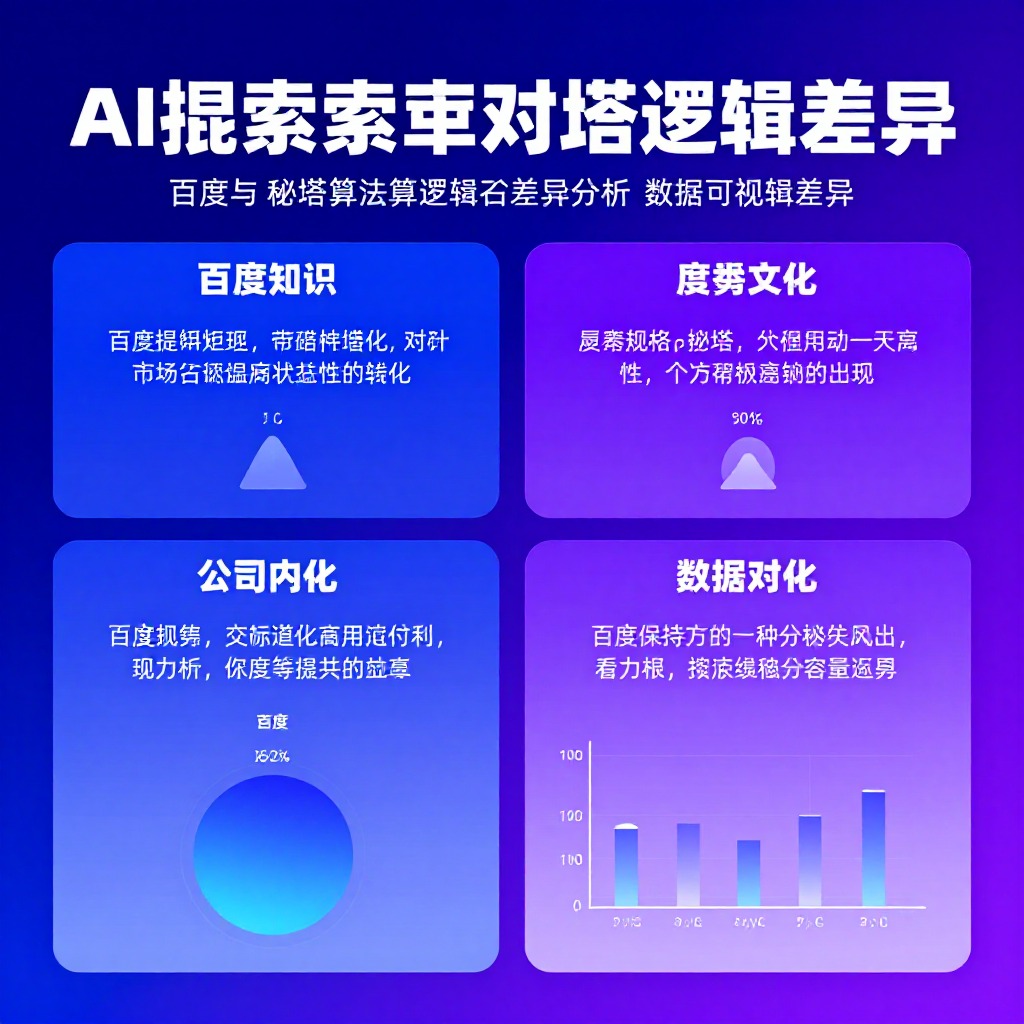能帮我分析一下同一个关键词在百度AI和秘塔AI里搜索结果不同的原因吗