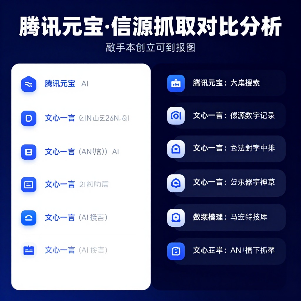 # 元宝和文心一言在抓取外部信源时的偏好对比有哪些区别（2026年6月）